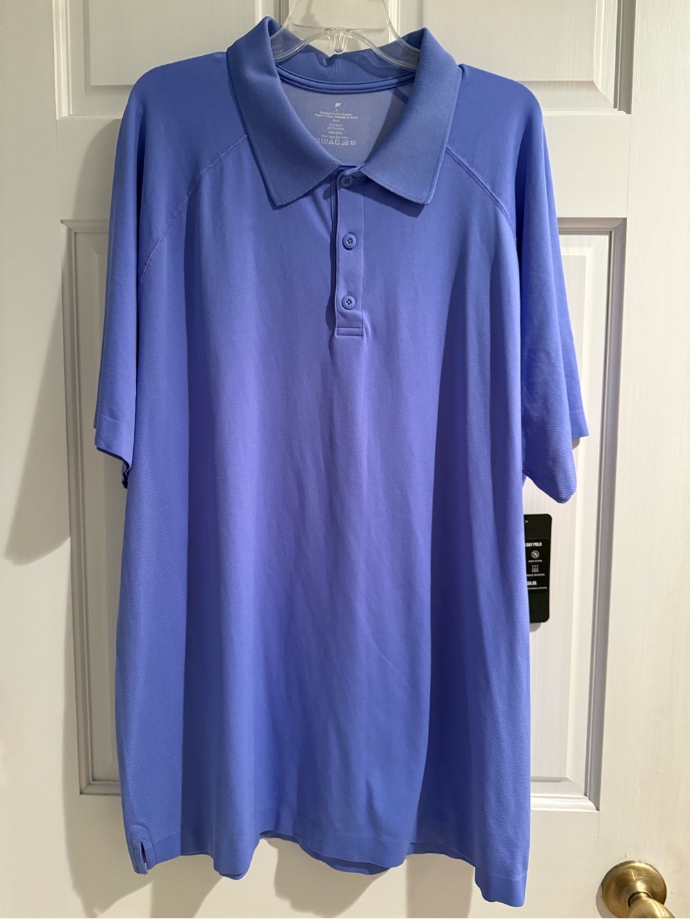 NWT Blue Fabletics Training Day Golf Polo XL